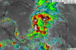 La tormenta tropical Melissa pone en alerta al Caribe por su lento desplazamiento