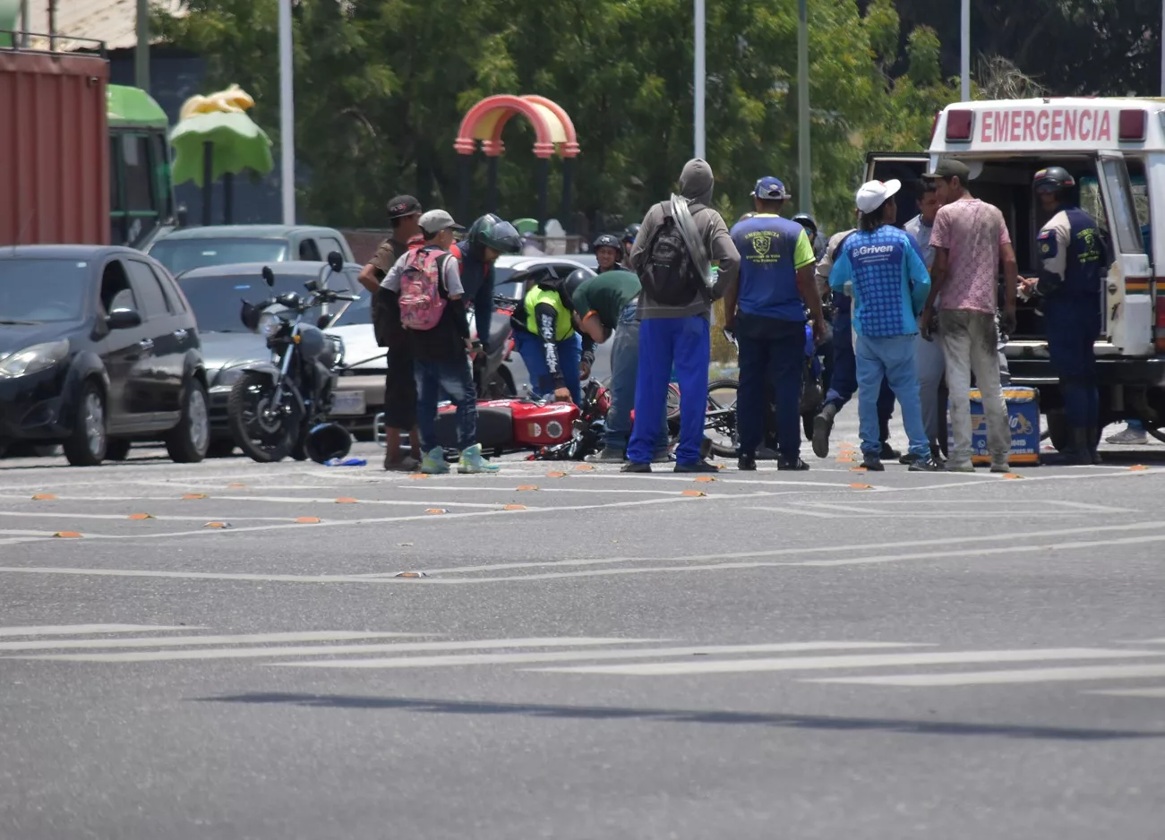 Once sectores de Barquisimeto con más accidentes viales