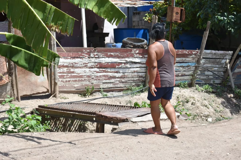 El Vidrio Norte necesita asfaltado y agua permanente