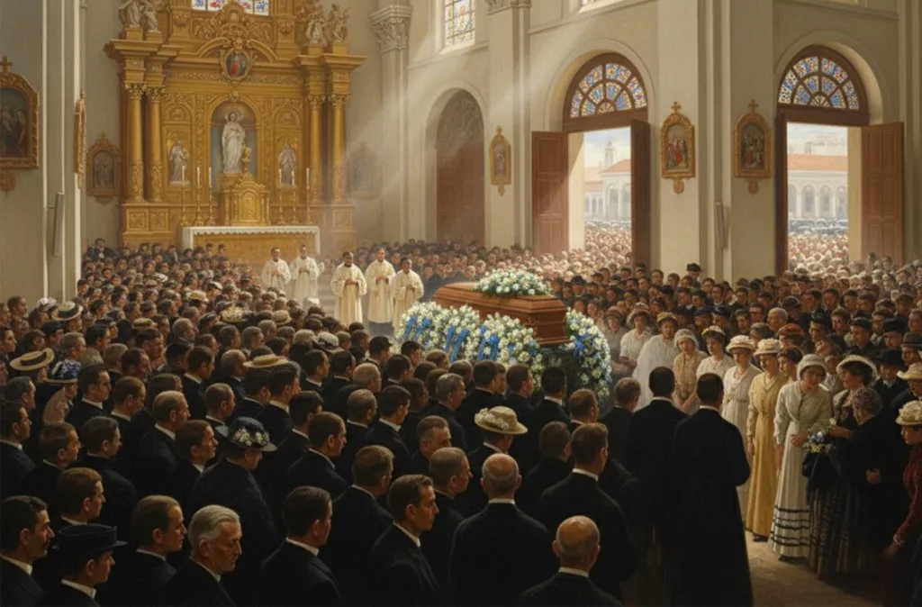 El funeral multitudinario de José Gregorio Hernández: Un día de luto en la ciencia y la Iglesia