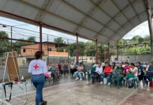 Cruz Roja capacita en sistema de alerta temprana