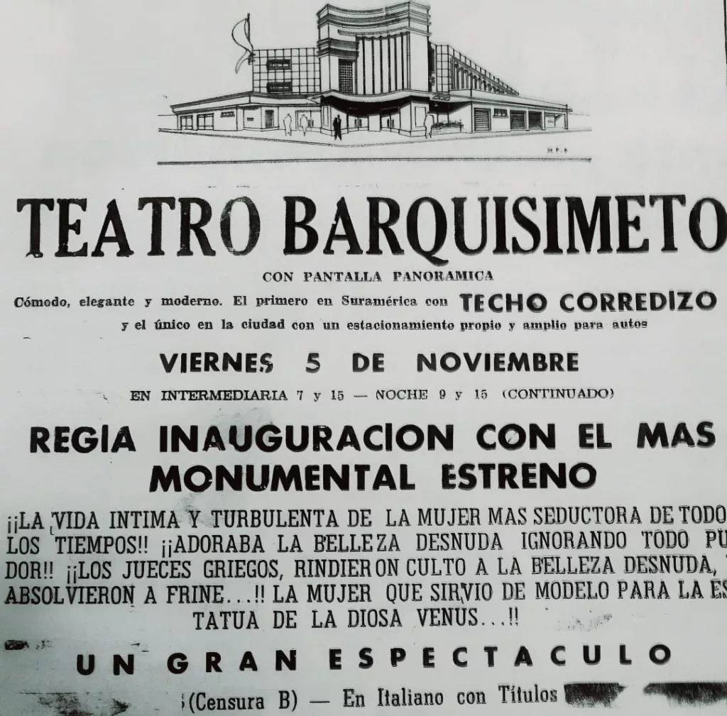 Barquisimeto entre las primeras ciudades del país en tener salas de cine