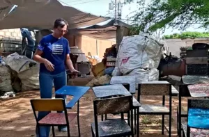 Pupitres ecológicos transforman escuelas de Maracaibo