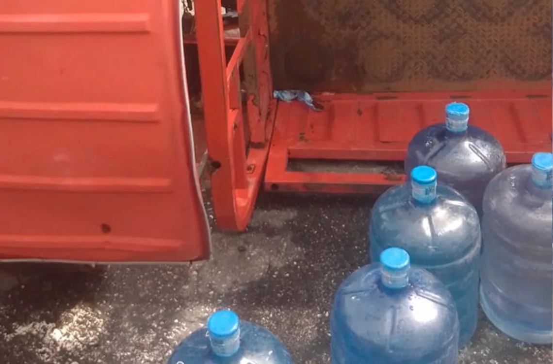 Adolescente resultó lesionado en accidente de moto carguero