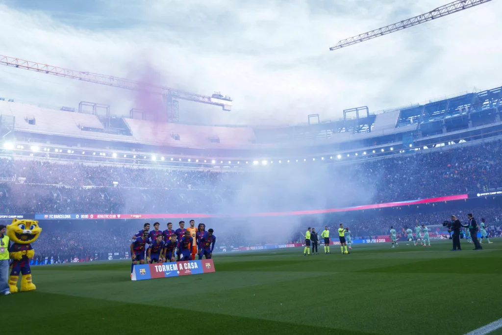 El Barcelona celebra el regreso al Spotify Camp Nou con victoria ante el Athletic Club