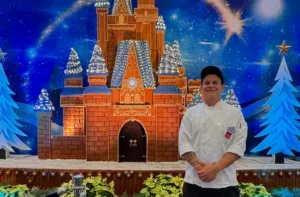 Erick Lapi, el pastelero larense que endulza la Navidad de Disney World con sabor venezolano
