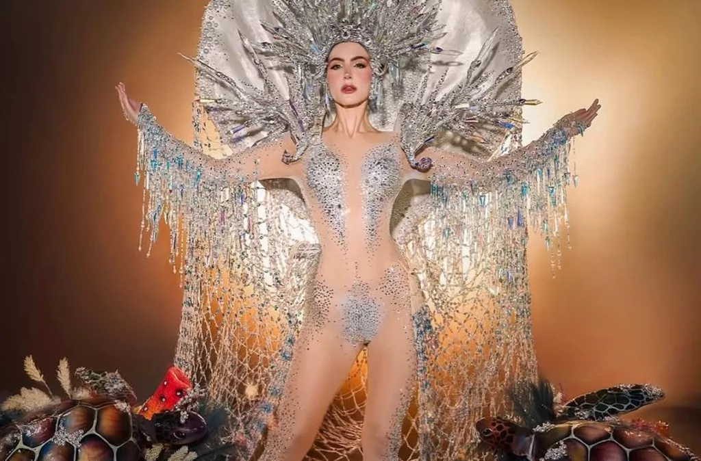 Stephany Abasali deslumbra como "La Guardiana de Los Roques" en el Miss Universo
