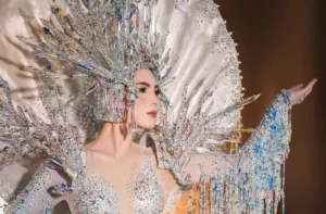 Stephany Abasali deslumbra como "La Guardiana de Los Roques" en el Miss Universo