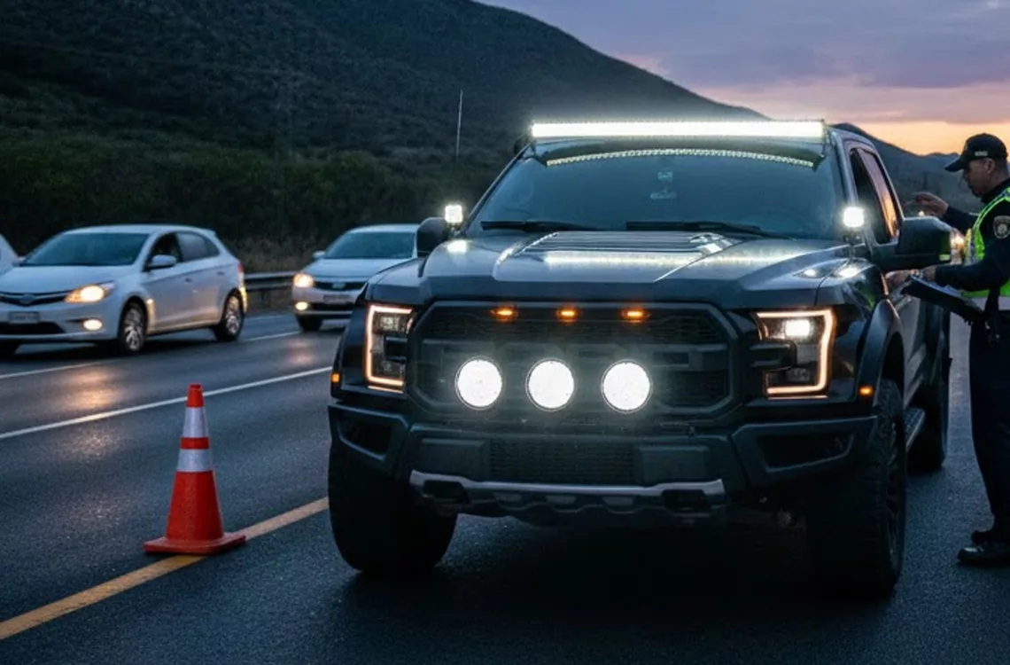 INTT despliega operativo nacional para prohibir y retirar luces LED en vehículos