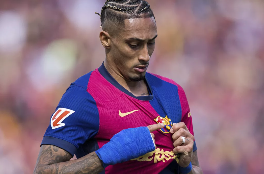 Raphinha Jugador del Año en los Globe Soccer Awards 2025