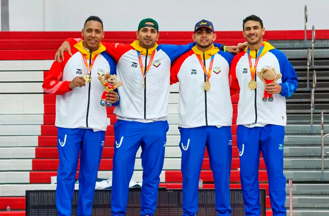 Criollos ganan el oro en esgrima en los Juegos Bolivarianos Lima-Ayacucho