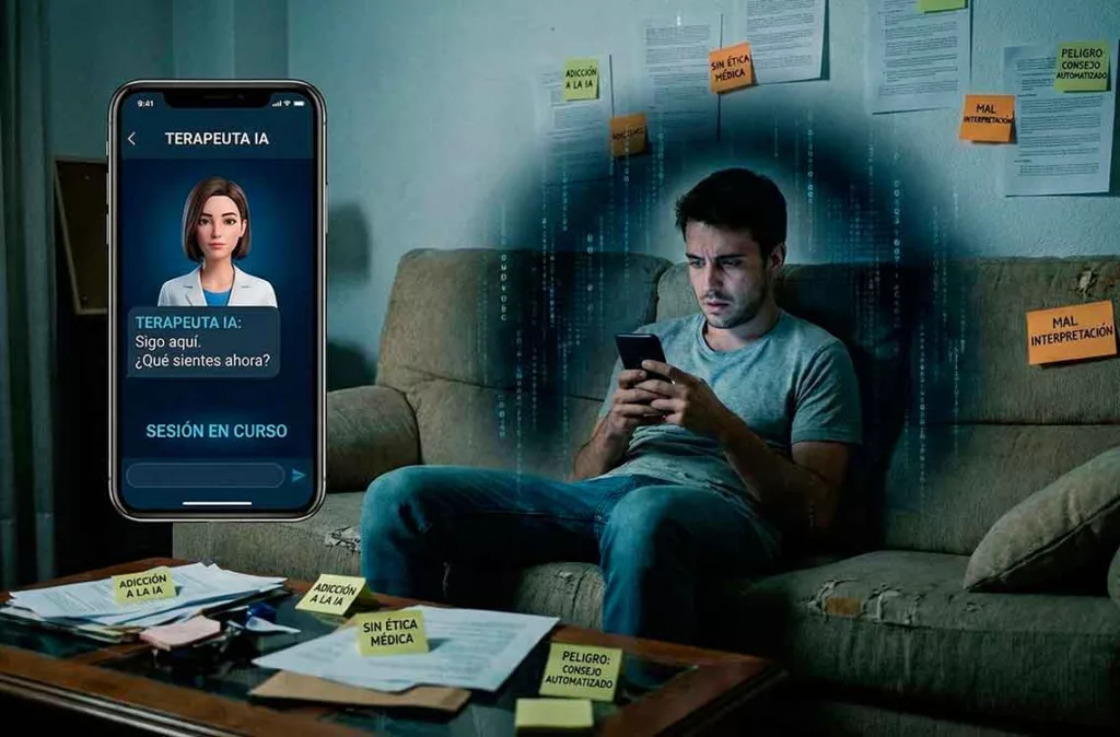 Usar la IA para consultas psicológicas aumenta los problemas mentales