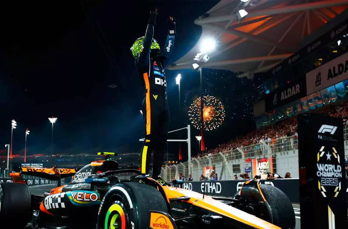 Lando Norris es el nuevo campeón de la Fórmula 1 tras una gran temporada de 2025