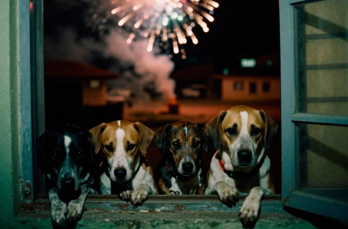 Veterinarios recomiendan proteger las mascotas por el uso excesivo de fuegos artificiales en diciembre Veterinarios recomiendan proteger las mascotas por el uso excesivo de fuegos artificiales en diciembre