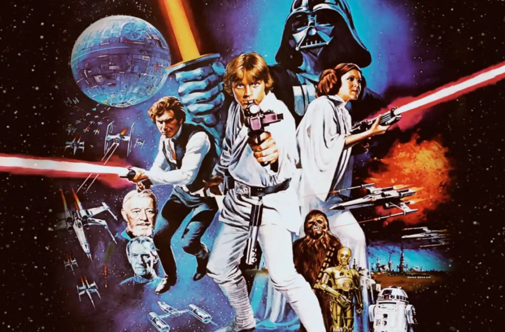 La pintura del cartel original de Star Wars establece récords al venderse en una subasta por casi $3.9 millones