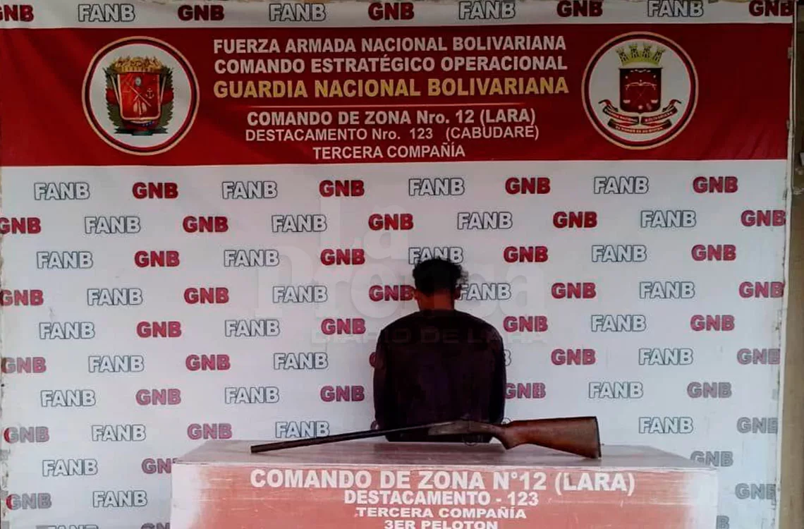 GNB atrapa a presunto homicida en el municipio Simón Planas GNB atrapa a presunto homicida en el municipio Simón Planas