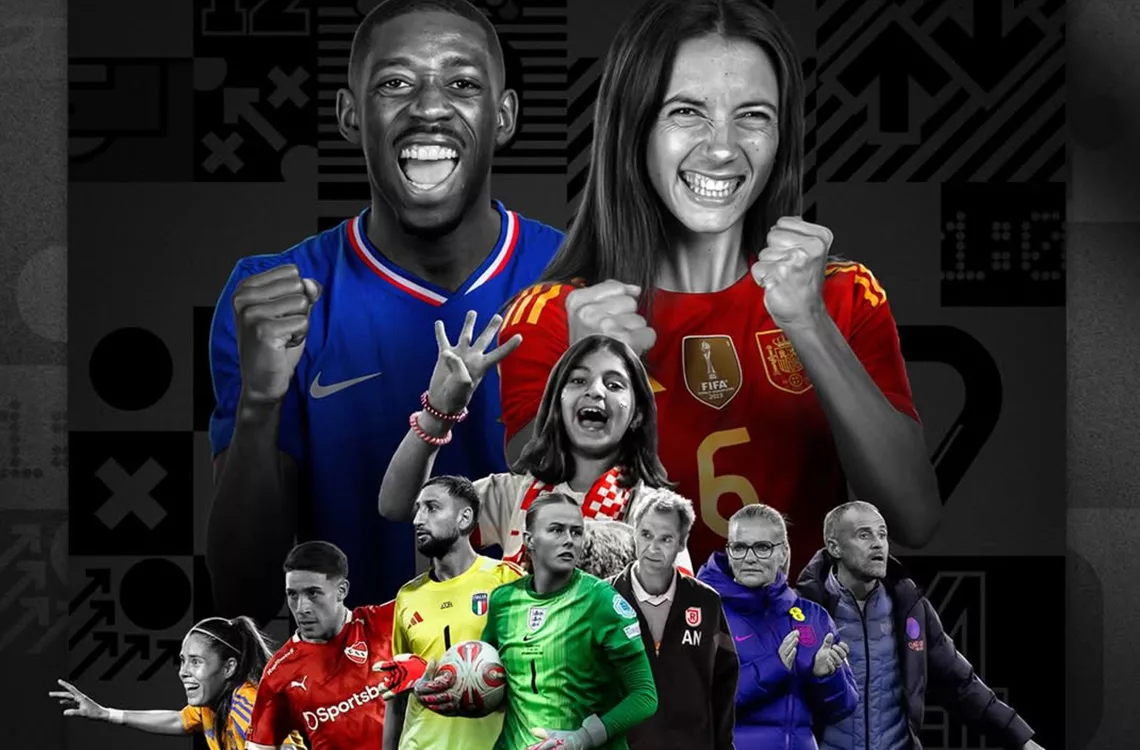 Dembelé y Bonmatí lideran la lista de ganadores de los Premios The Best FIFA 2025 Dembelé y Bonmatí lideran la lista de ganadores de los Premios The Best FIFA 2025