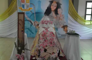 Traje de la Divina Pastora inspirado en la historia y las tradiciones de El Tocuyo