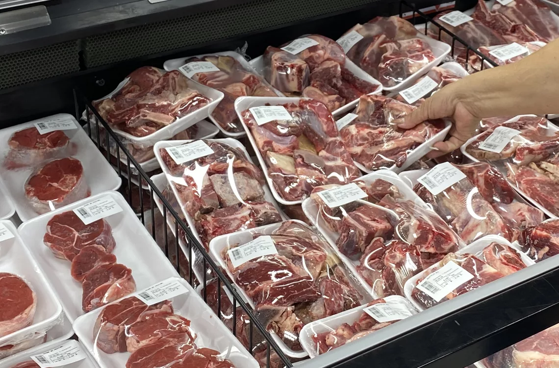 Kilo de carne bajo 42,5% en 15 días