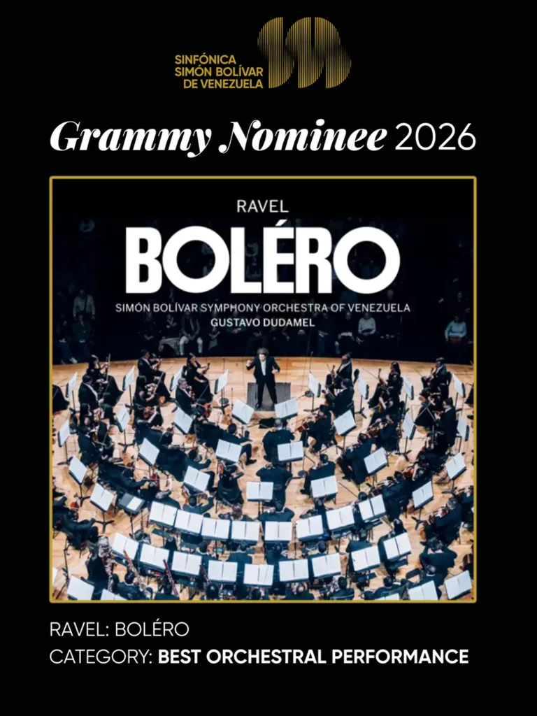 Orquesta Sinfónica Simón Bolívar consigue su primera nominación a los Grammy
