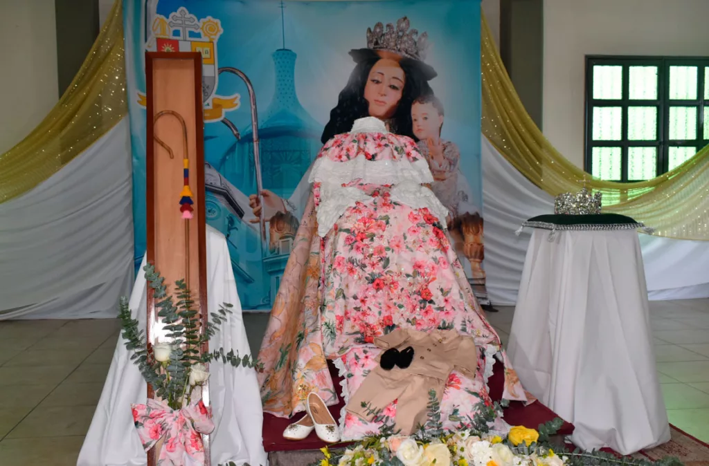 Imagen de la Divina Pastora bajará hoy de su nicho