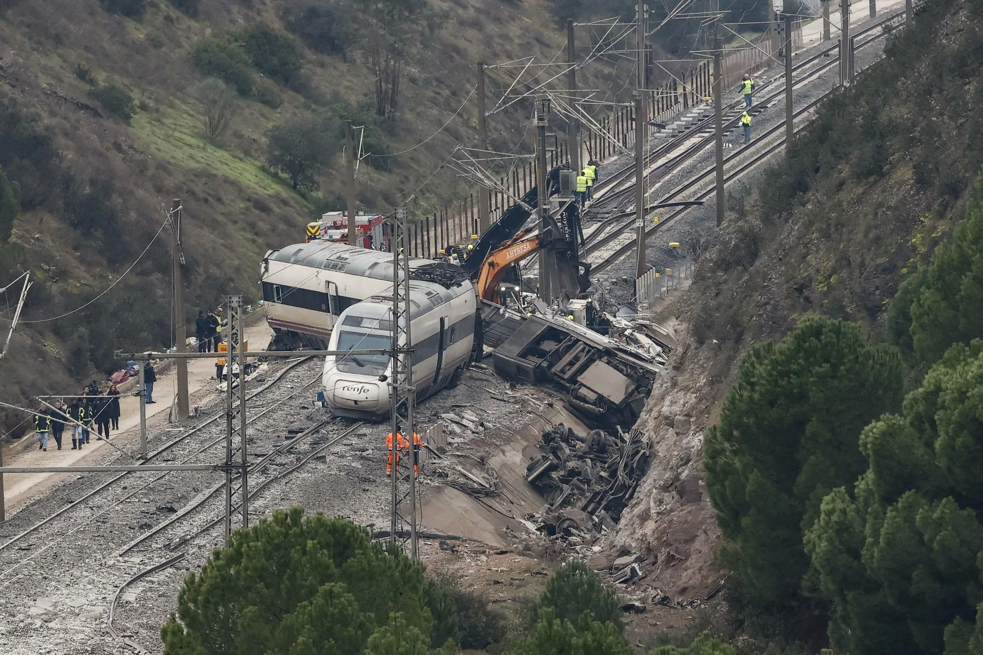 Accidente ferroviario en España