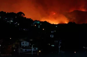 Chile declara estado de catástrofe en el sur ante incendios forestales