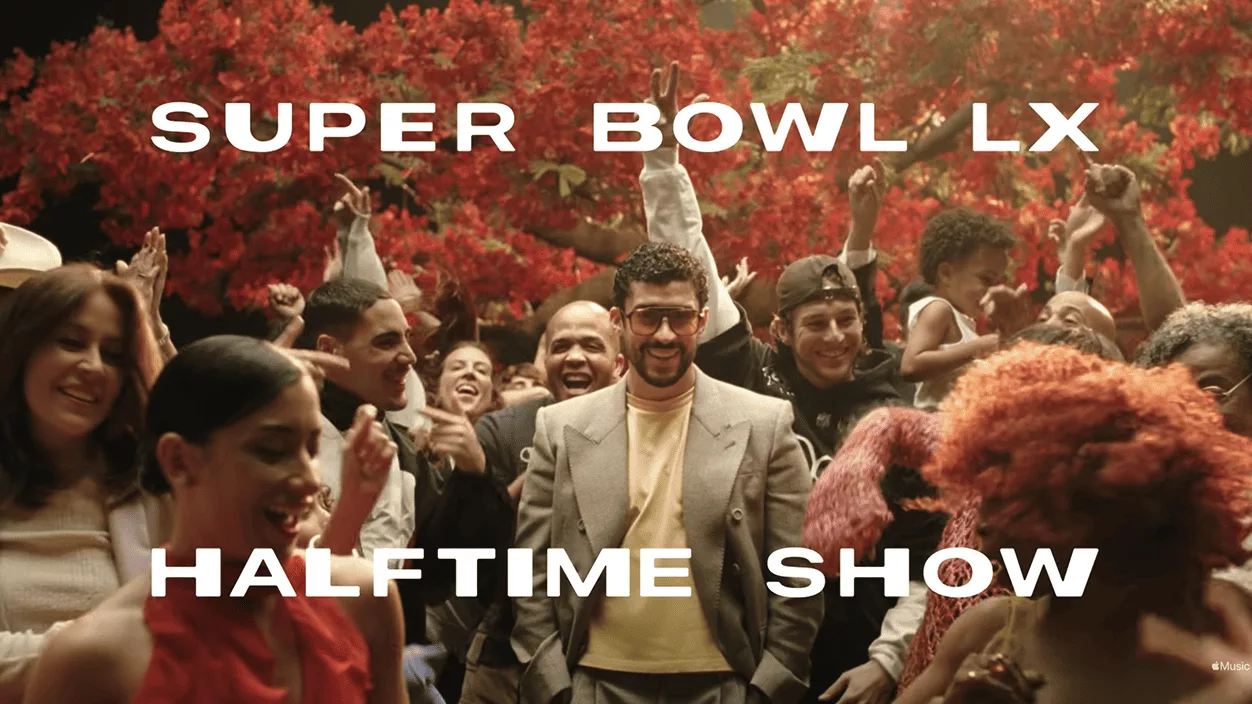 Bad Bunny muestra adelanto de su presentación para el medio tiempo del Super Bowl LX