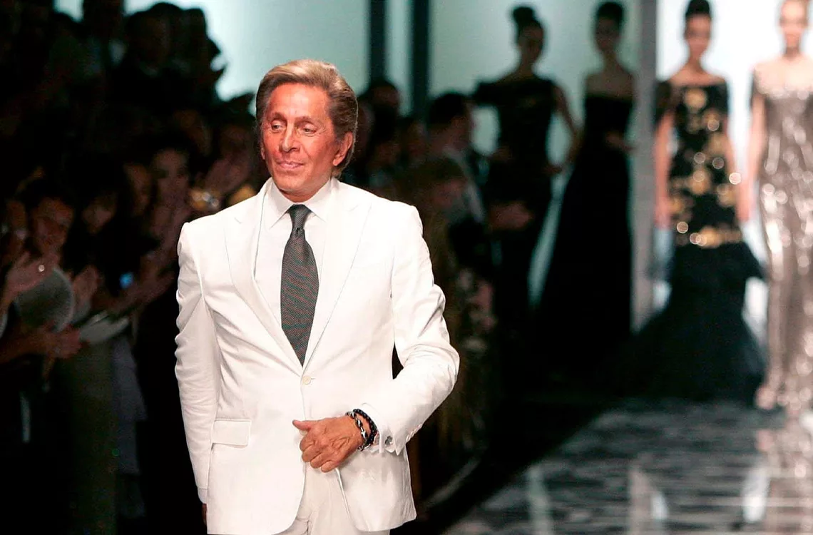 diseñador italiano Valentino Garavani