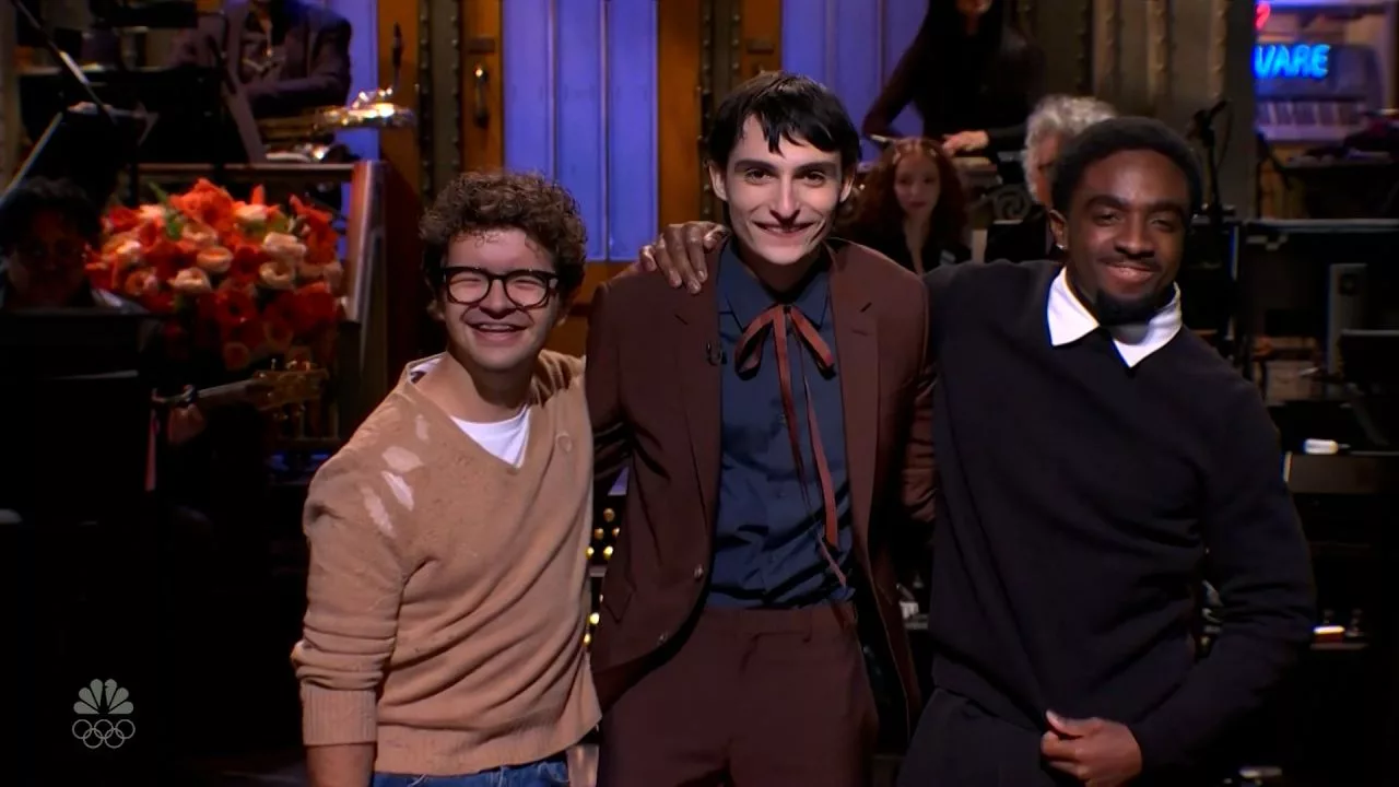 Finn Wolfhard protagonizó el regreso de SNL con un pequeño reencuentro de 