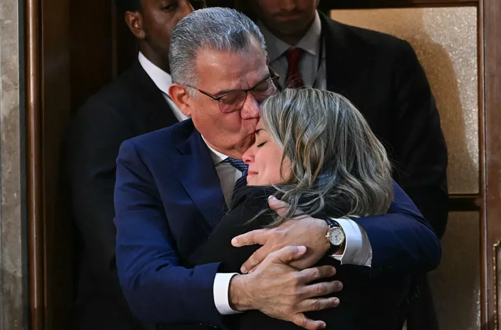 Enrique Márquez como invitado de honor durante el discurso del Estado de la Unión