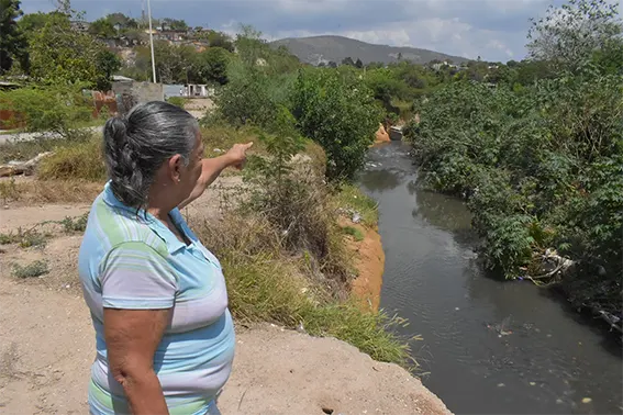 Quebrada La Ruezga en el Barrio La Peña