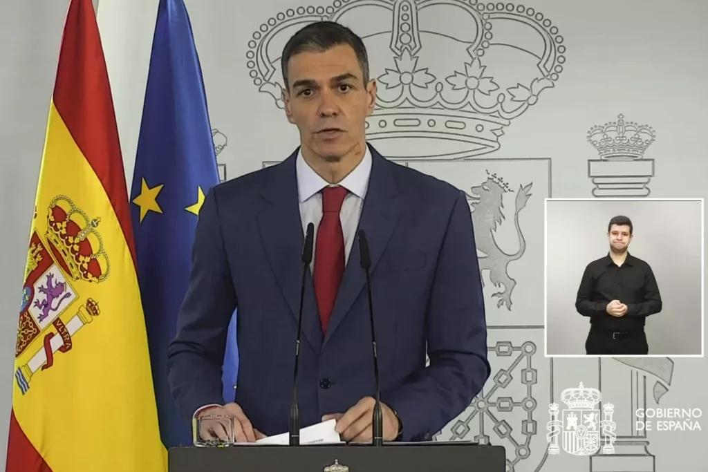 Pedro Sánchez reafirma su postura de paz frente a las amenazas comerciales de EE. UU.