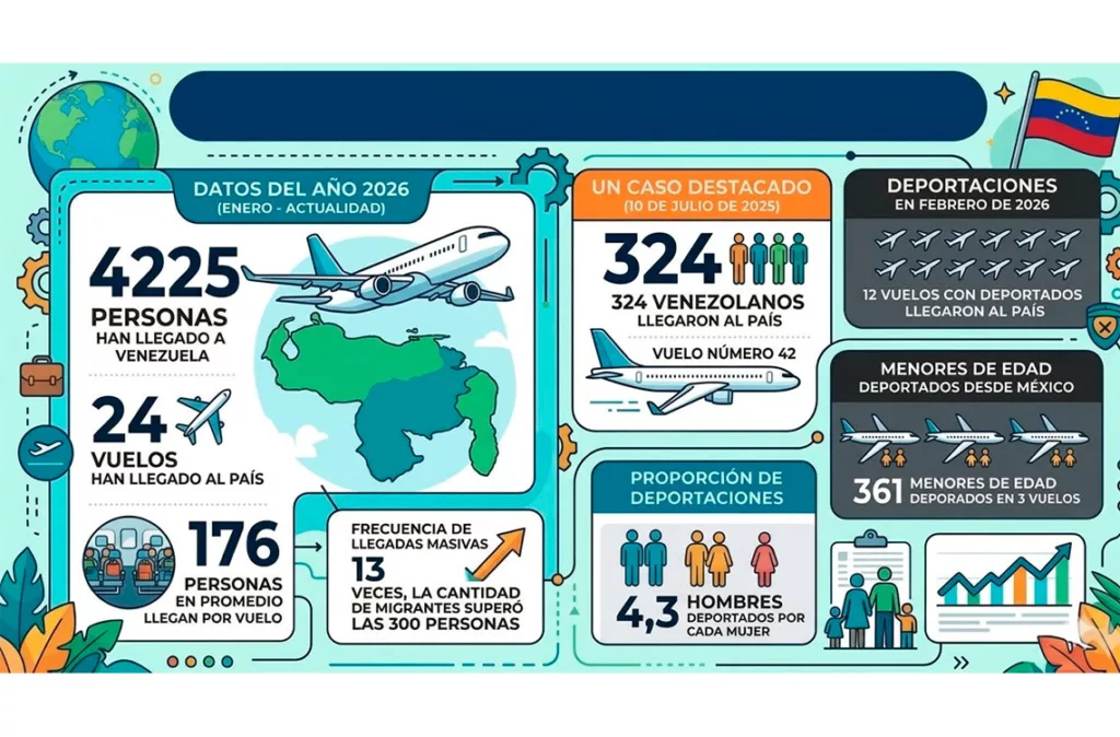 Repatriación desde EE. UU.: Más de 19 mil venezolanos han sido deportados
