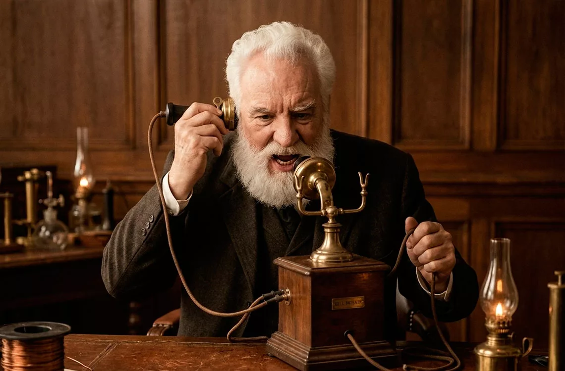 150 años de la primera llamada telefónica: El experimento que revolucionó las telecomunicaciones
