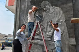 Mural de San José nace de la inspiración de tres hermanos