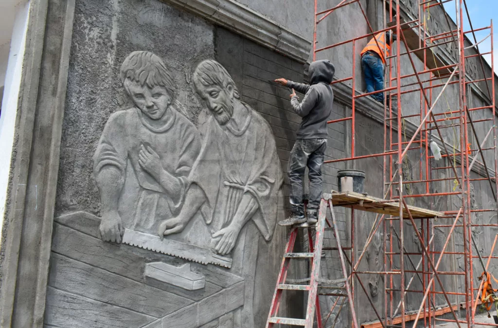 Mural de San José nace de la inspiración de tres hermanos