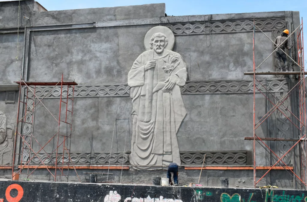 Mural de San José nace de la inspiración de tres hermanos