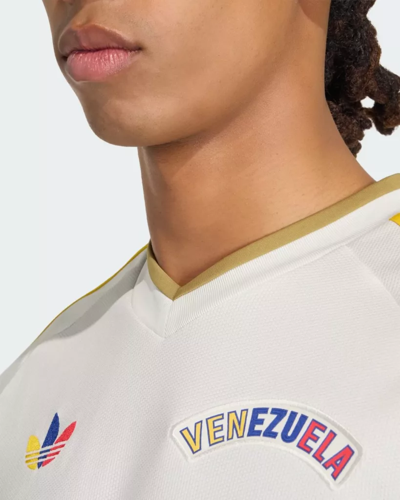 Adidas revela la nueva equipación de visitante de la Vinotinto con esencia histórica