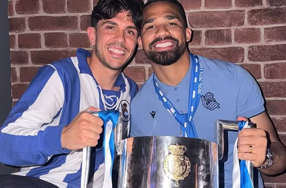 Aramburu y Herrera se coronan campeones de la Copa del Rey con la Real Sociedad