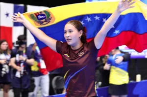 ¡Oro para Venezuela! Dakota Ferrer domina el tenis de mesa femenino en Panamá