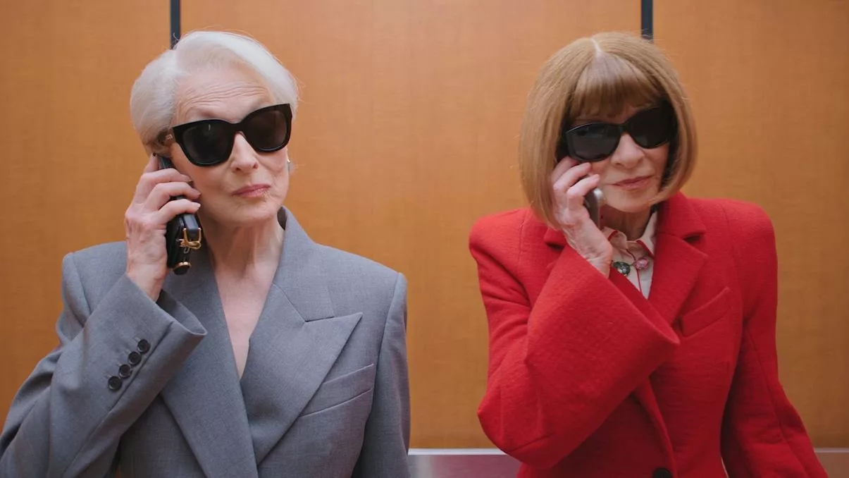 Los rostros de Miranda Priestly: Anna Wintour y Meryl Streep protagonizan una portada histórica para Vogue