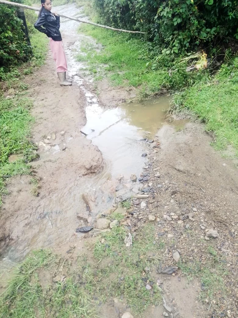 Vías en Hato Arriba, municipio Morán
