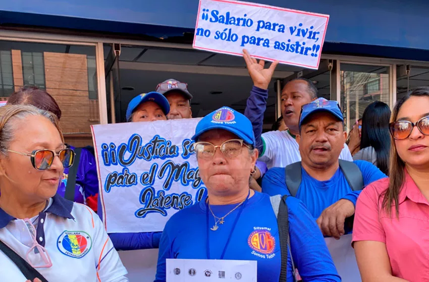 Mesa de diálogo: La petición de los docentes activos y jubilados en Lara