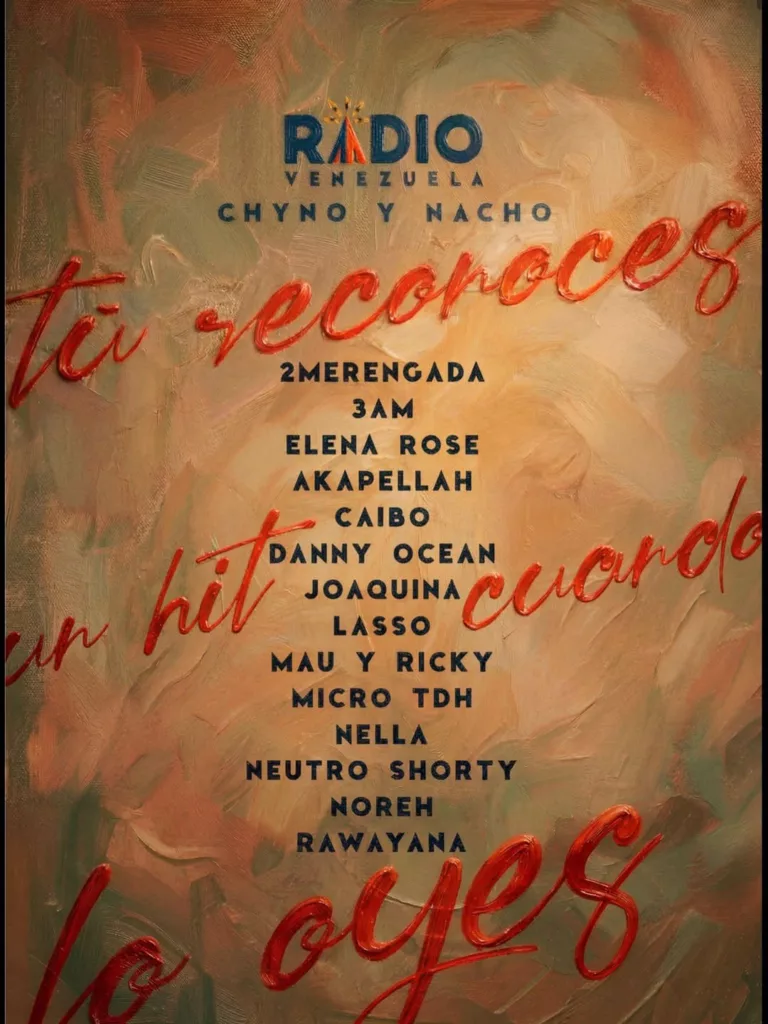 'Radio Venezuela': El ambicioso proyecto de Chyno y Nacho con 58 artistas y voces icónicas