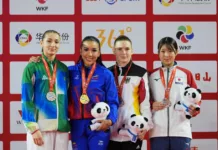 Yorgelis Salazar triunfa en China: La karateca alcanza su octava corona internacional en la Premier League 2026