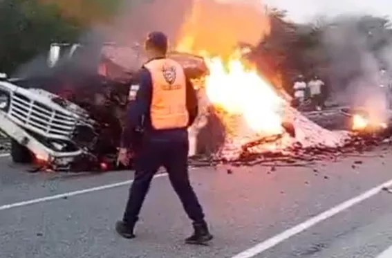 Siete personas pierden la vida en fatal accidente en el sector Turturia, municipio Torres