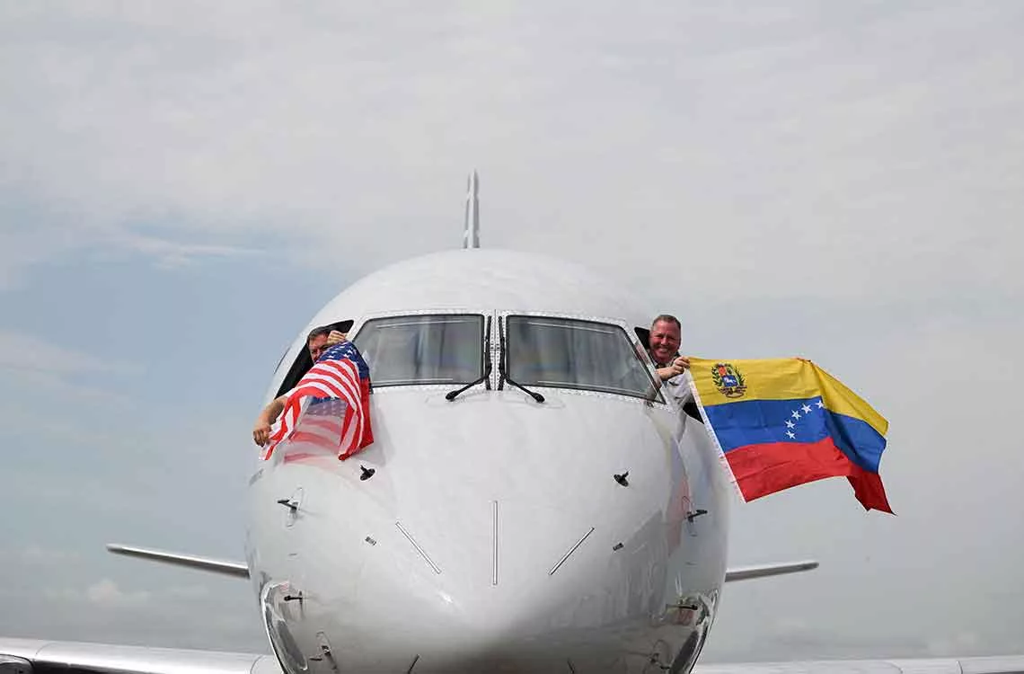 vuelo eeuu y venezuela