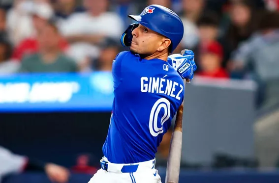 Andrés Giménez firma su mejor actuación en Grandes Ligas con un despliegue histórico de poder