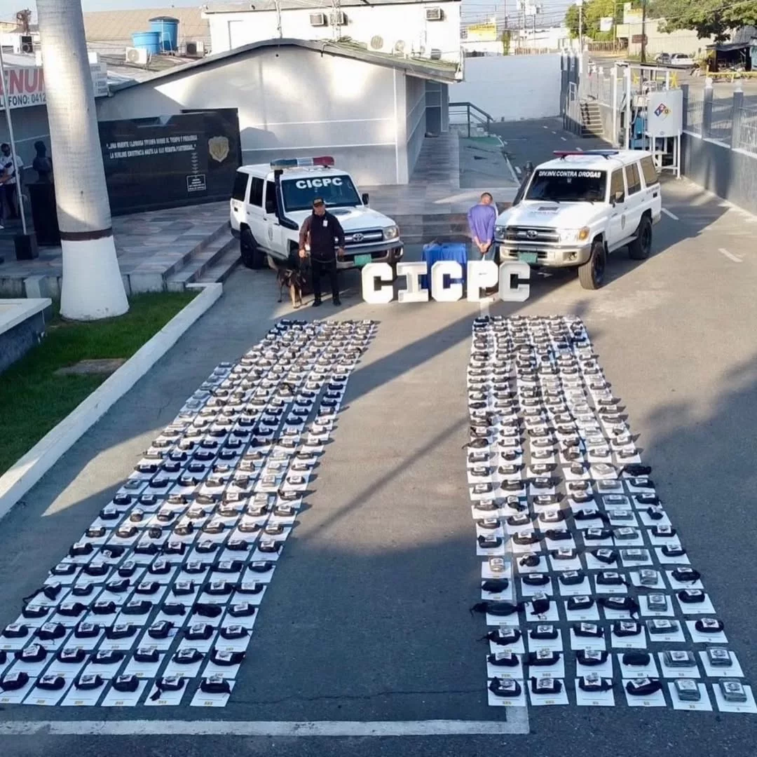 La droga estaba dentro de un vehículo
